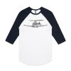 AS Colour - 3/4 Raglan Baseball Sleeve Tee Thumbnail