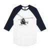 AS Colour - 3/4 Raglan Baseball Sleeve Tee Thumbnail
