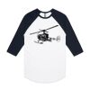 AS Colour - 3/4 Raglan Baseball Sleeve Tee Thumbnail