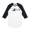AS Colour - 3/4 Raglan Baseball Sleeve Tee Thumbnail