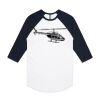 AS Colour - 3/4 Raglan Baseball Sleeve Tee Thumbnail