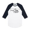AS Colour - 3/4 Raglan Baseball Sleeve Tee Thumbnail