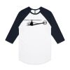 AS Colour - 3/4 Raglan Baseball Sleeve Tee Thumbnail