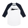 AS Colour - 3/4 Raglan Baseball Sleeve Tee Thumbnail