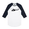 AS Colour - 3/4 Raglan Baseball Sleeve Tee Thumbnail