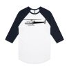 AS Colour - 3/4 Raglan Baseball Sleeve Tee Thumbnail