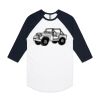 AS Colour - 3/4 Raglan Baseball Sleeve Tee Thumbnail