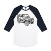 AS Colour - 3/4 Raglan Baseball Sleeve Tee Thumbnail