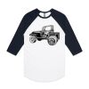 AS Colour - 3/4 Raglan Baseball Sleeve Tee Thumbnail