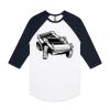 AS Colour - 3/4 Raglan Baseball Sleeve Tee Thumbnail