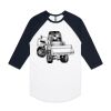 AS Colour - 3/4 Raglan Baseball Sleeve Tee Thumbnail