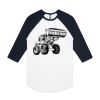 AS Colour - 3/4 Raglan Baseball Sleeve Tee Thumbnail