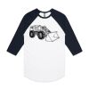 AS Colour - 3/4 Raglan Baseball Sleeve Tee Thumbnail