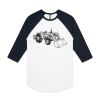 AS Colour - 3/4 Raglan Baseball Sleeve Tee Thumbnail