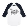 AS Colour - 3/4 Raglan Baseball Sleeve Tee Thumbnail