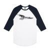 AS Colour - 3/4 Raglan Baseball Sleeve Tee Thumbnail