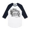 AS Colour - 3/4 Raglan Baseball Sleeve Tee Thumbnail