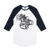 AS Colour - 3/4 Raglan Baseball Sleeve Tee Thumbnail