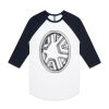 AS Colour - 3/4 Raglan Baseball Sleeve Tee Thumbnail