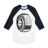 AS Colour - 3/4 Raglan Baseball Sleeve Tee Thumbnail