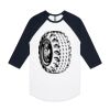 AS Colour - 3/4 Raglan Baseball Sleeve Tee Thumbnail