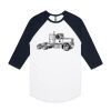 AS Colour - 3/4 Raglan Baseball Sleeve Tee Thumbnail