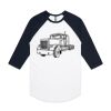 AS Colour - 3/4 Raglan Baseball Sleeve Tee Thumbnail