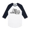 AS Colour - 3/4 Raglan Baseball Sleeve Tee Thumbnail
