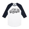 AS Colour - 3/4 Raglan Baseball Sleeve Tee Thumbnail