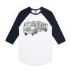 AS Colour - 3/4 Raglan Baseball Sleeve Tee Thumbnail