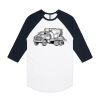 AS Colour - 3/4 Raglan Baseball Sleeve Tee Thumbnail