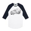 AS Colour - 3/4 Raglan Baseball Sleeve Tee Thumbnail