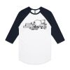 AS Colour - 3/4 Raglan Baseball Sleeve Tee Thumbnail