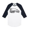 AS Colour - 3/4 Raglan Baseball Sleeve Tee Thumbnail