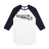 AS Colour - 3/4 Raglan Baseball Sleeve Tee Thumbnail