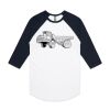 AS Colour - 3/4 Raglan Baseball Sleeve Tee Thumbnail
