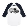 AS Colour - 3/4 Raglan Baseball Sleeve Tee Thumbnail