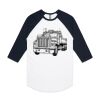 AS Colour - 3/4 Raglan Baseball Sleeve Tee Thumbnail