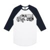 AS Colour - 3/4 Raglan Baseball Sleeve Tee Thumbnail