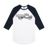 AS Colour - 3/4 Raglan Baseball Sleeve Tee Thumbnail