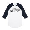 AS Colour - 3/4 Raglan Baseball Sleeve Tee Thumbnail