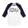 AS Colour - 3/4 Raglan Baseball Sleeve Tee Thumbnail