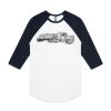 AS Colour - 3/4 Raglan Baseball Sleeve Tee Thumbnail