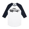 AS Colour - 3/4 Raglan Baseball Sleeve Tee Thumbnail