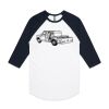 AS Colour - 3/4 Raglan Baseball Sleeve Tee Thumbnail