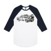AS Colour - 3/4 Raglan Baseball Sleeve Tee Thumbnail