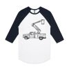 AS Colour - 3/4 Raglan Baseball Sleeve Tee Thumbnail