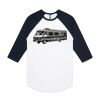 AS Colour - 3/4 Raglan Baseball Sleeve Tee Thumbnail