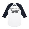 AS Colour - 3/4 Raglan Baseball Sleeve Tee Thumbnail