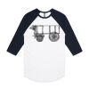 AS Colour - 3/4 Raglan Baseball Sleeve Tee Thumbnail